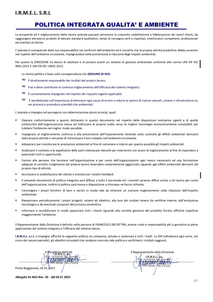 Politica integrata